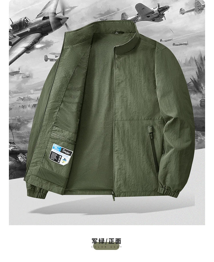 8XL Men Outdoor Jacket Autumn Winter Jacket Hiking Camping Windbreaker Plus Size Spring Oversized Outwear Hooded Coat