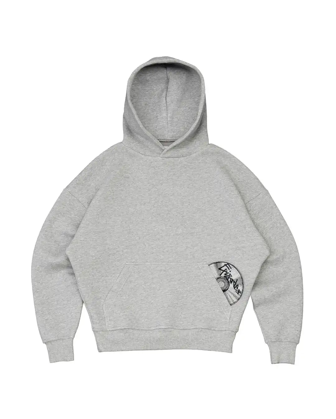 High street hip-hop men suit fashionable and popular embroidered design pullovers Gothic Harajuku loose casual suit tracksuit