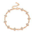 Full Diamond Moissanite Bracelets for Women Sparkling Girls Luxury Chains 100% 925 Sterling Silver Jewelry Plated 14K