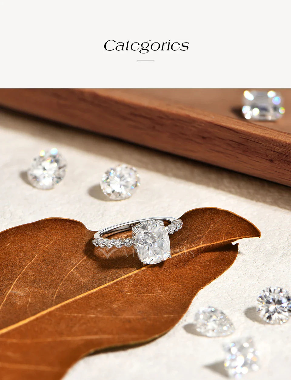 Cushion Cut 4CT Classic Moissanite Ring For Women S925 Silver 18k Gold Plated Engagement Wedding Jewelry Gifts to Her