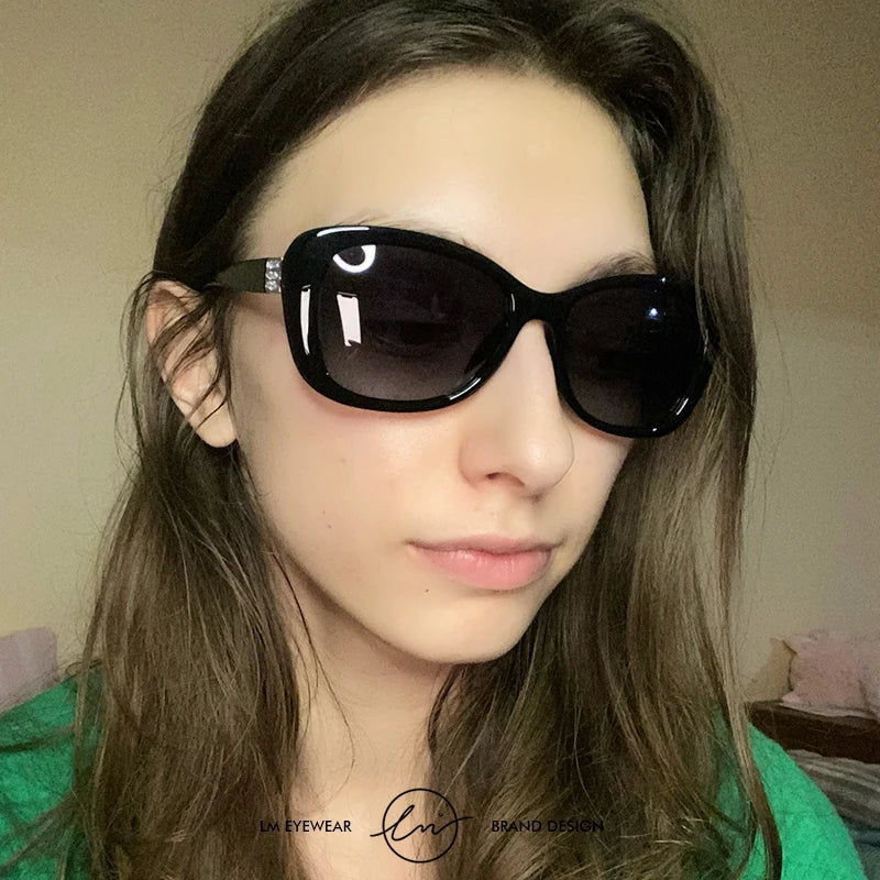 Young Style Women's Sunglasses Gradient Polarized Driving Glasses Luxury Design Ladies Elegant Lunette De Soleil Femme