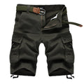2026 Summer Men Shorts Fashion Plaid Beach Shorts Mens Casual Shorts Military Short Pants Male Bermuda Cargo Overalls No belt