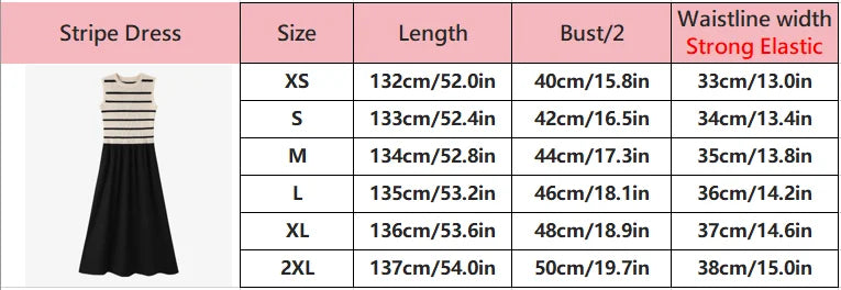 AW25 stripe knitting cardigan + sleeveless patch dress maxi matching set for woman clothing