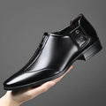 Patent Leather Casual Business Shoes for Men Solid Color Fashion Leather Shoes Male Spring Autumn New Designer Brogue Shoe Man