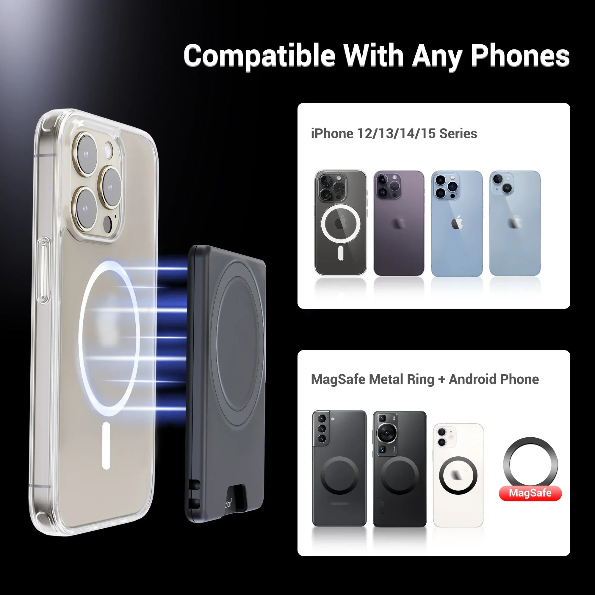 For Magsafe Wallet Card Holder Magnetic Case Ultrathin For iPhone 17 16 Pro Max 15 14 Strong Adsorption Magnet Slot Card Holder