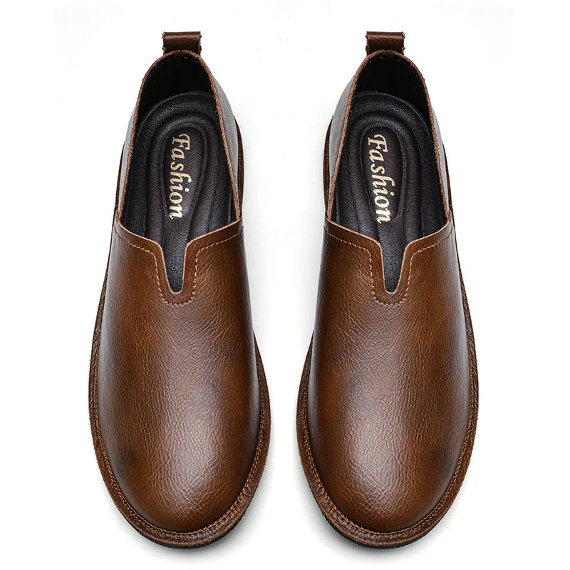 Large Men'S Soft Soled Retro Casual Loafers Comfortable And Non Slip Designed Purely By Hand For Casual Business Shoes 38-47