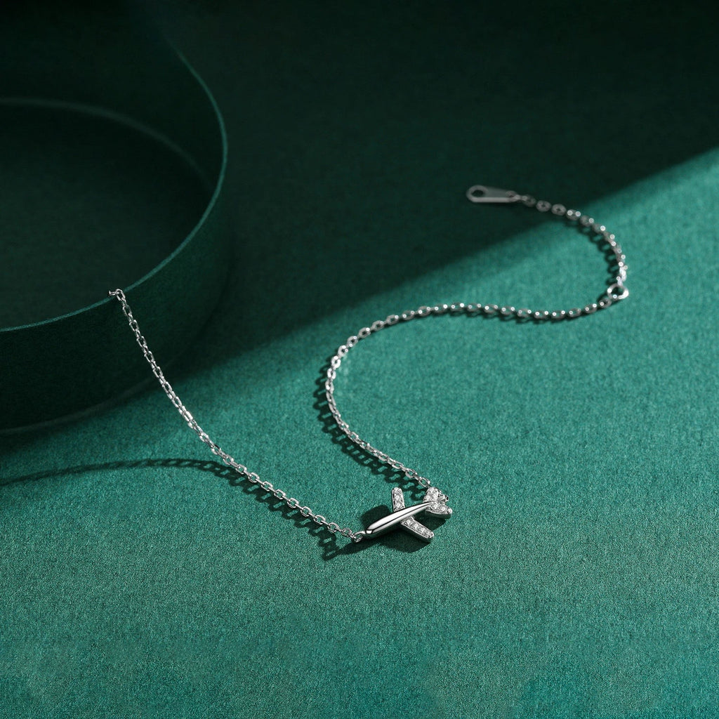 Fashion Clear CZ Aircraft Bracelet Solid 925 Sterling Silver Charm Chain Exquisite Bracelets For Women Girls Jewelry Gift