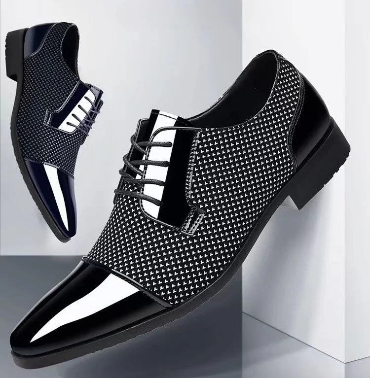 Dress Shoes Man Casual Business Pointed Toe Social Shoe for Men Breathable In Summer Leather Luxury Designer Clothing Low Price