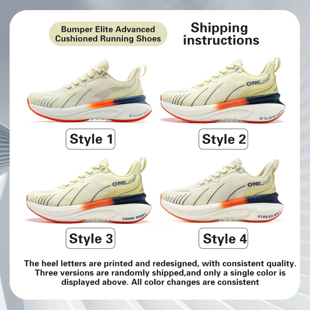 New Cushioning Running Shoes For Men Suitable Heavy Runners Lace Up Sports Women Non-slip Outdoor Athletic Male Sneakers
