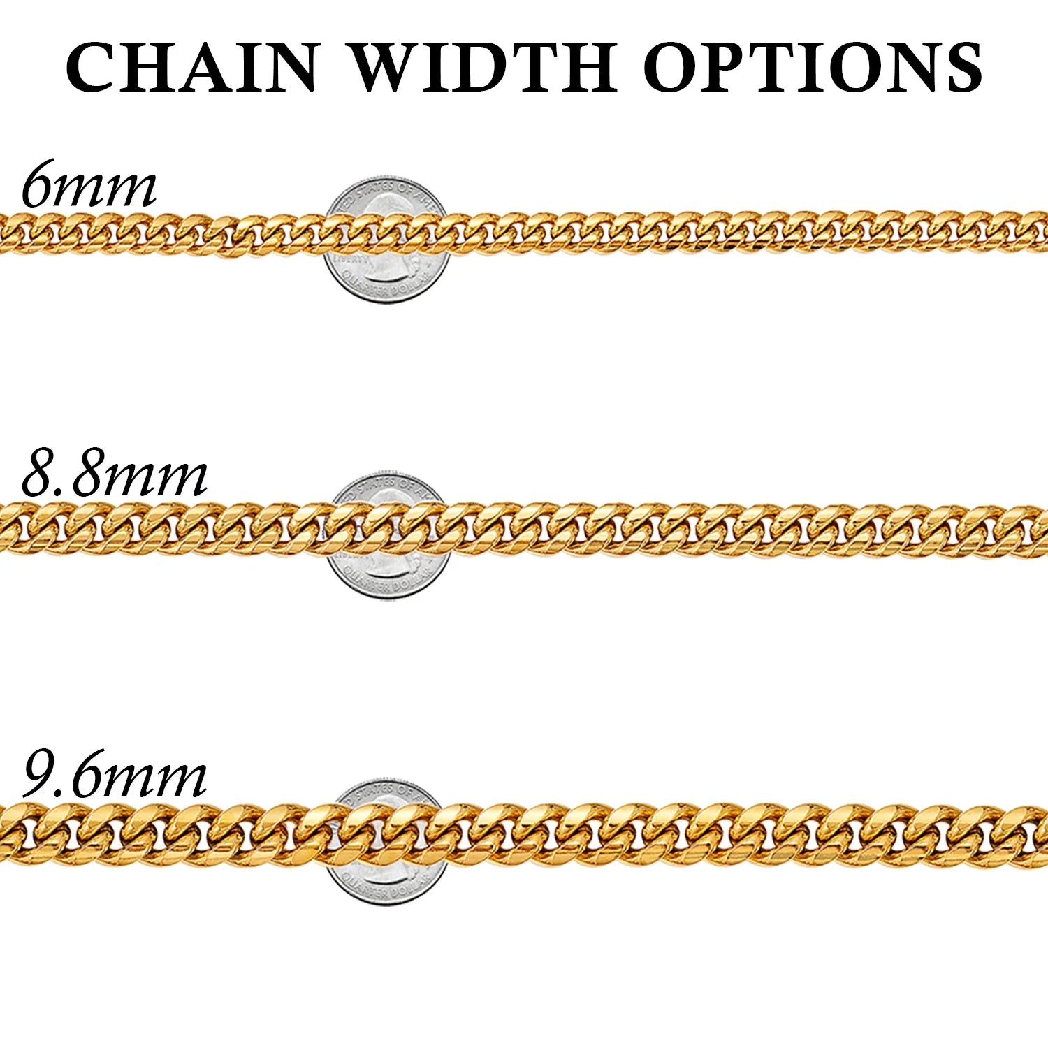 Hip Hop Bling Gold Cuban Link Chain Necklace For Men, Rapper Style Tank Chain Jewelry, Trendy Whip Chain Necklace