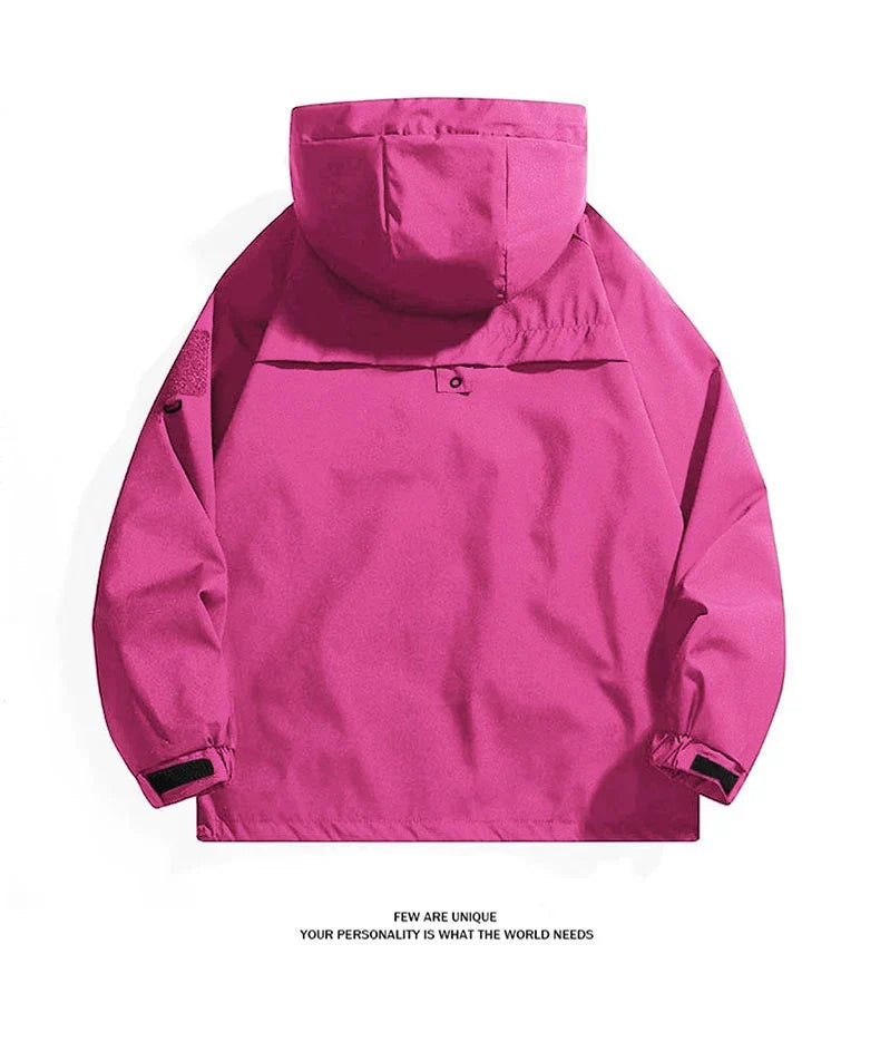 Unisex Waterproof Running Jacket Autumn Windproof Windbreaker Hiking Camping Trekking Outdoor Jackets Men Women Coats