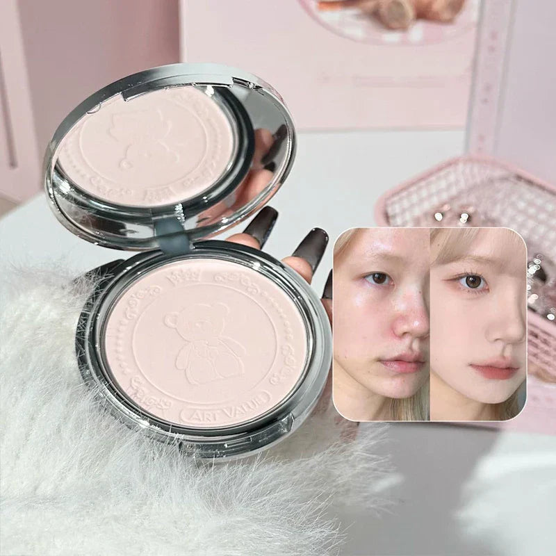 7PCs Multipurpose Makeup Sets Include 3 Matte Lip Mud,1 Pressed Powder,1 Blush,1 Eyes Palette And Necklace Cosmetics