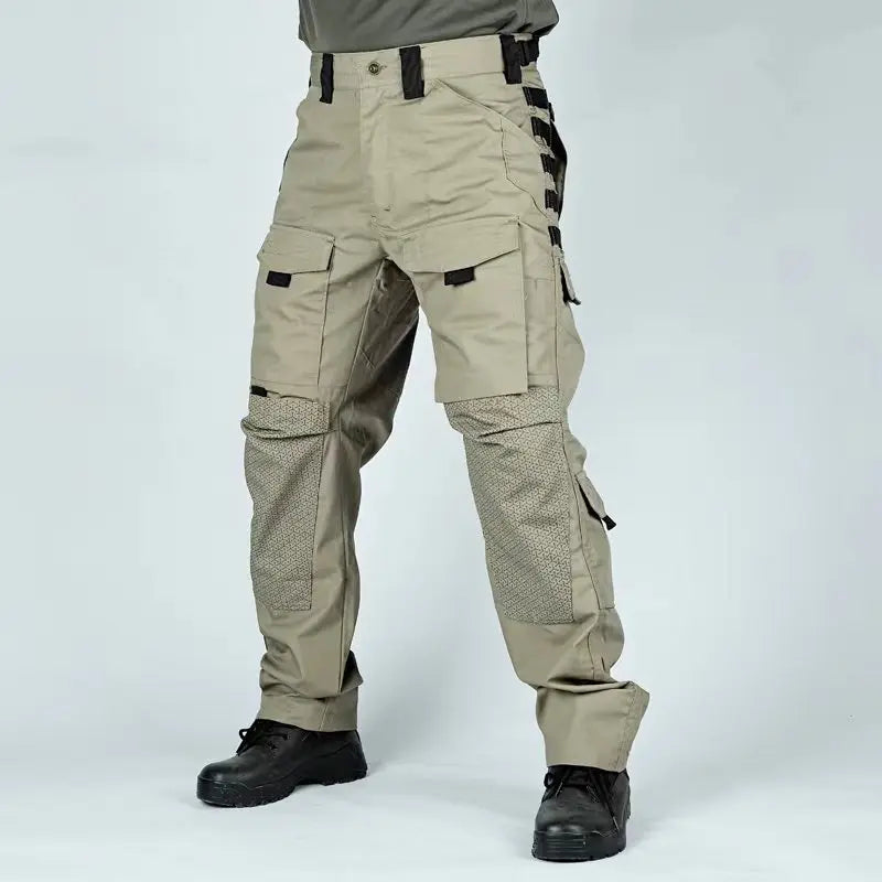 Tactical Pants For Men Casual Multi-Pockets Cargo Trousers Quick Dry Outdoor Waterproof Work Trousers Wear-Resistant Overalls