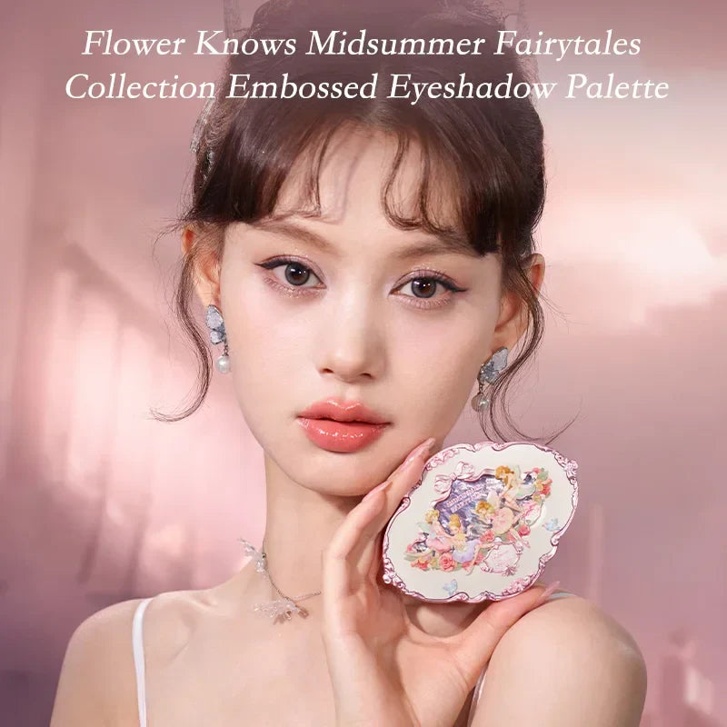 Makeup Set All In Flower Knows Little Angel Highlighter Powder Blush Strawberry Rococo Lip Gloss Perfume Kit