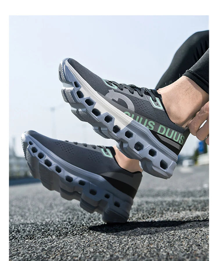 Men's Cushioning Running Shoes Lightweight Athletic Casual Sneakers Male Non-Slip Sports Shoes Outdoor Travel Walking Shoes