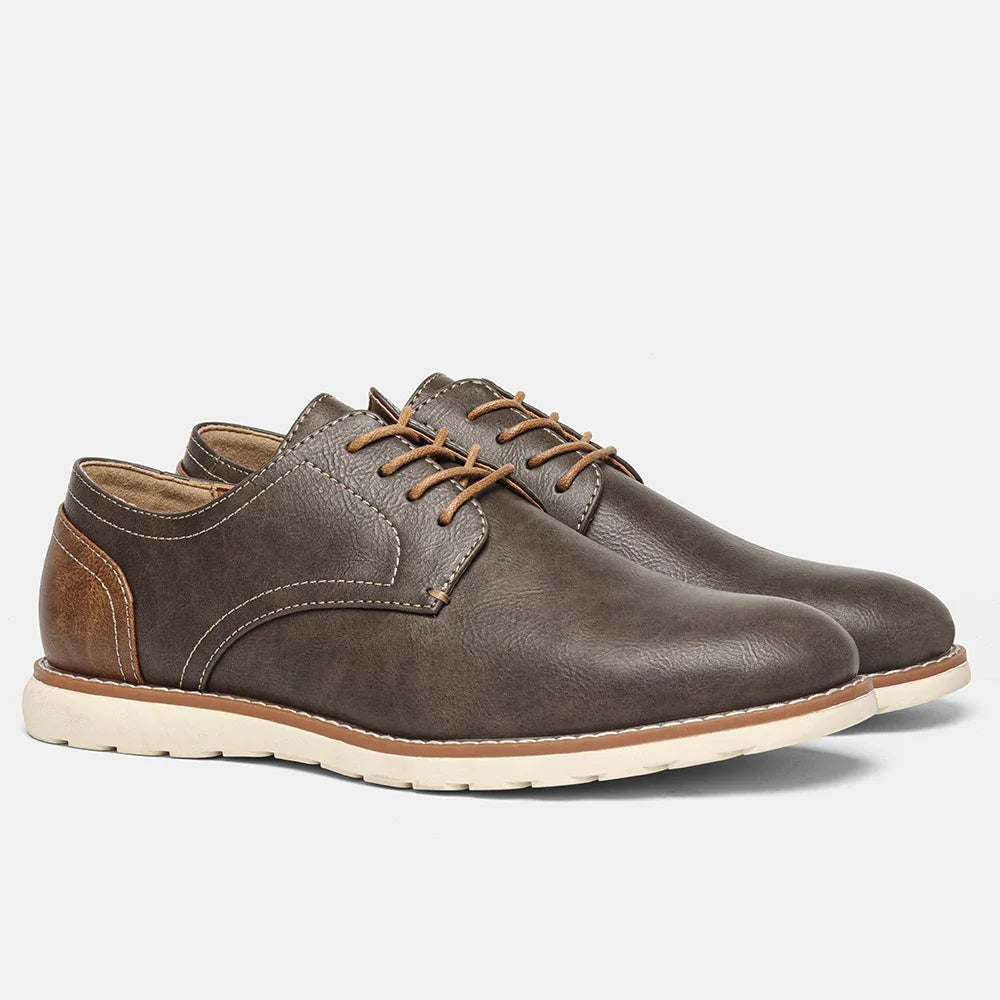 Man Casual Shoes 2026 Brand Comfortable Fashion Leather Shoes Men