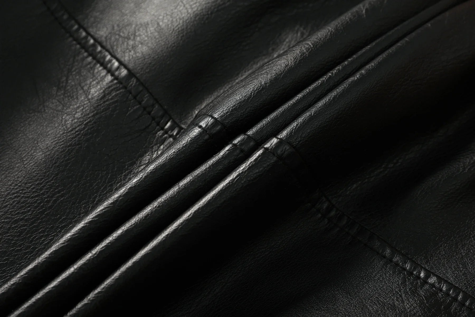 Men's Motorcycle Racing Suit PU Leather Label Color Jacket
