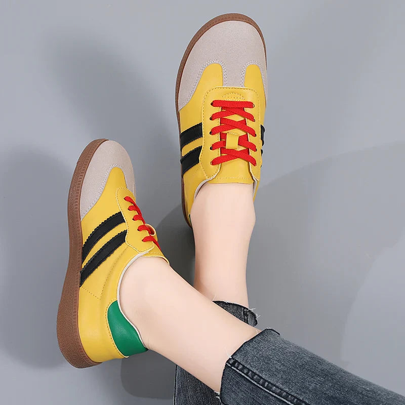 أحذية نسائية موضة مسامية بمنصة للجري أحذية نسائية كاجوال مبركنة شبكية رياضية خفيفة أحذية رياضية