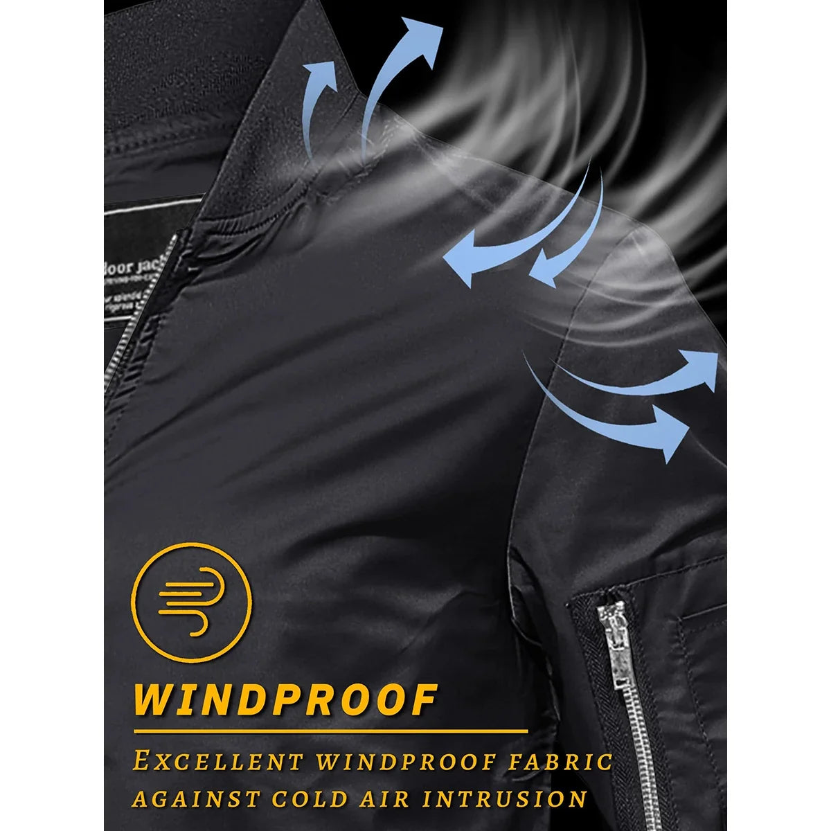 Men's Bomber Jacket Summer Autumn Thin Lightweight Casual Windbreaker Multi-pockets Full Zip Up Varsity Baseball Jacket