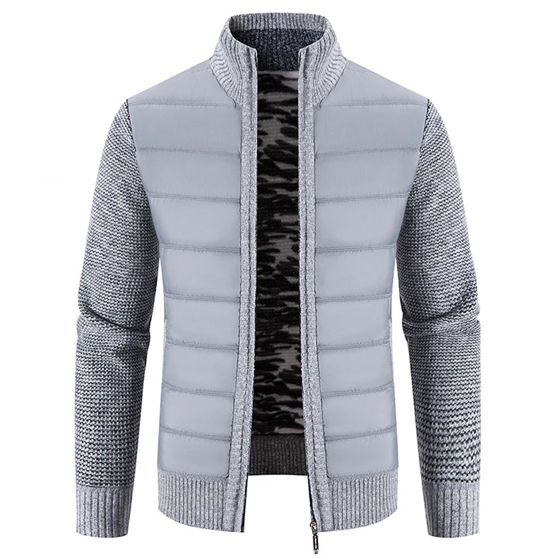 Men's Autumn Winter Sweater Baseball Coat Knit Jacket Korean Jumpers Male Windbreaker Fashion Pullovers Business Casual Knitwear