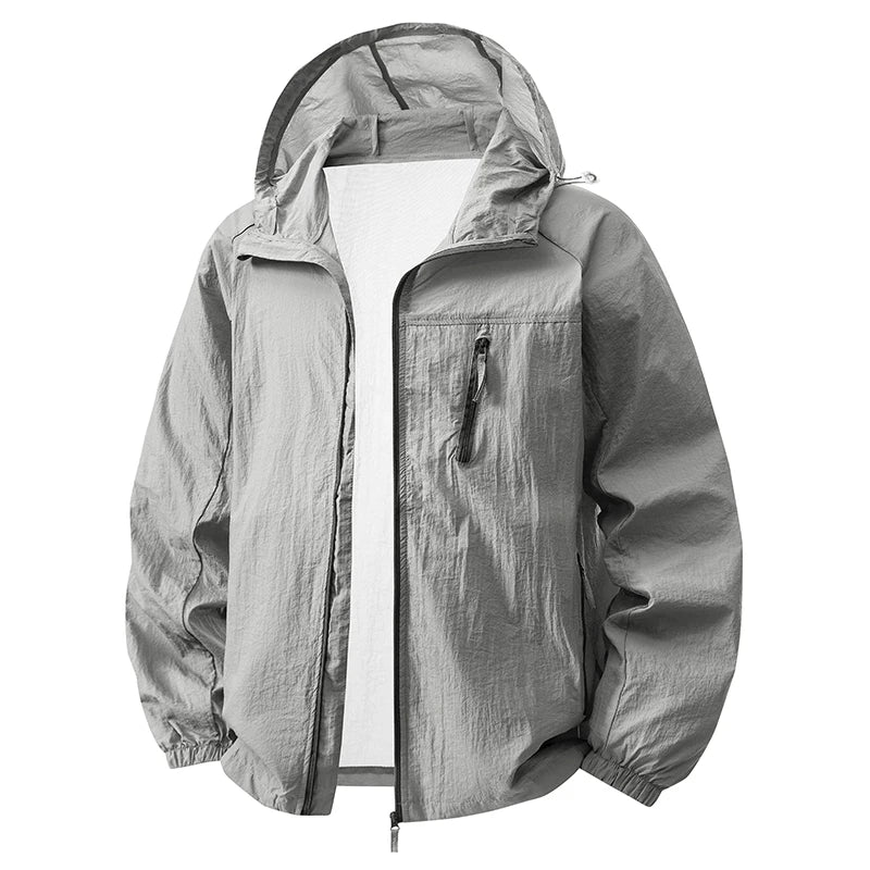 Summer Windbreaker Men Women Lightweight Sun Protection Jacket Unisex Camping Climbing Hiking Outdoor Sports Anti-UV Coat
