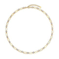 D VVS1 Moissanite Tennis Necklace s925 Sterling Silver Plated 18k Yellow Gold GRA Certified 18inch Necklaces for Women