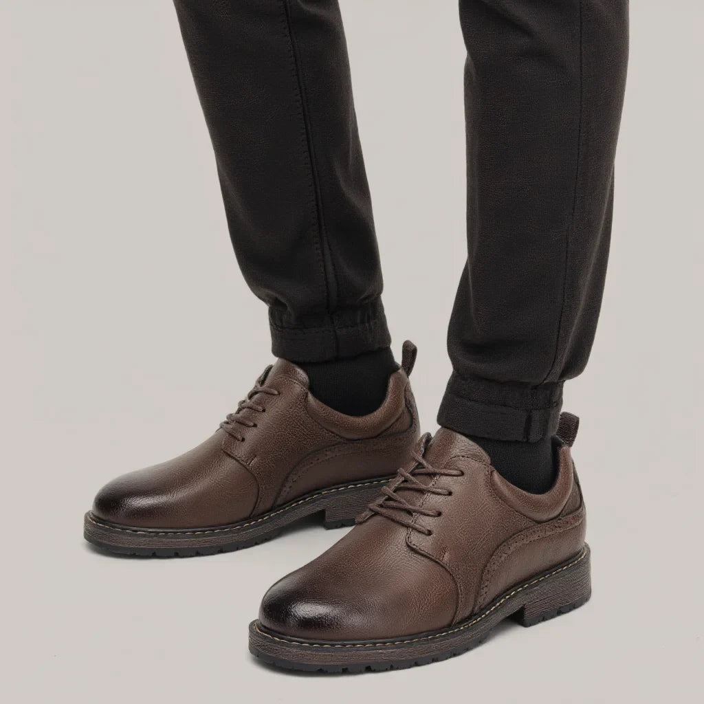 40~46 Casual Shoes Men Fashion Brand Comfortable 2024 Leather Shoes Men #KD726