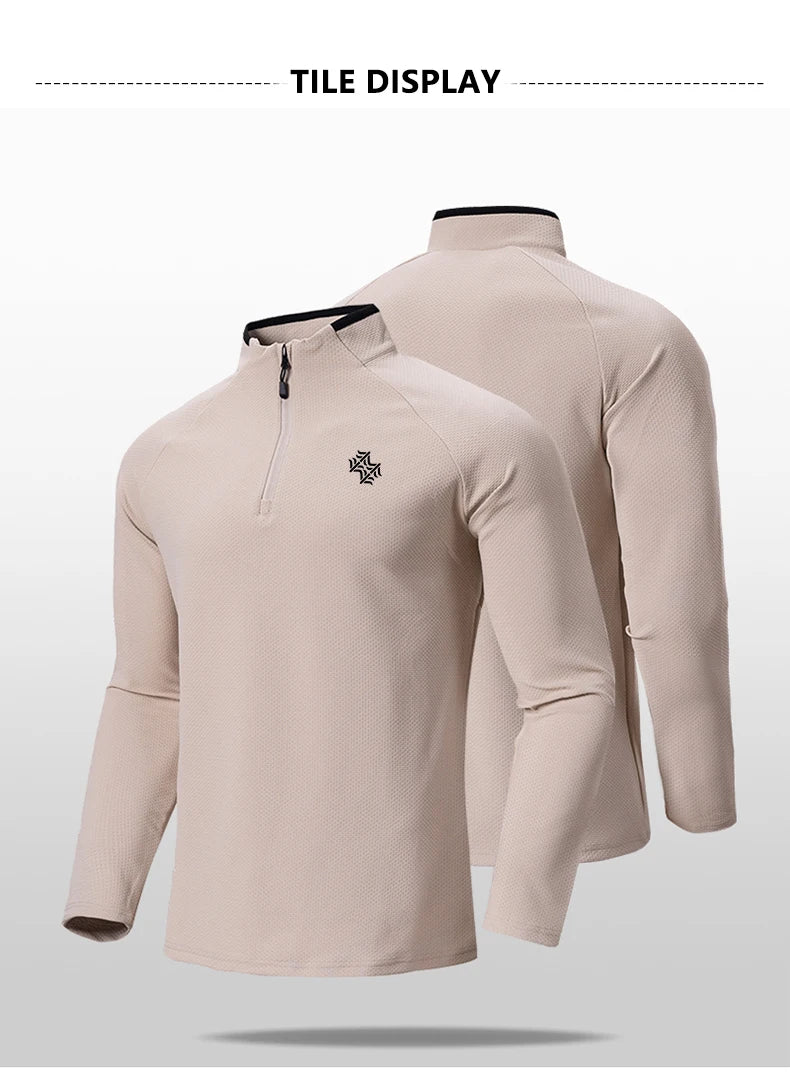 Autumn/Winter High Quality Men's/Women's Outdoor Sportswear Fashion Business Casual Breathable Long Sleeve T-Shirt Tops