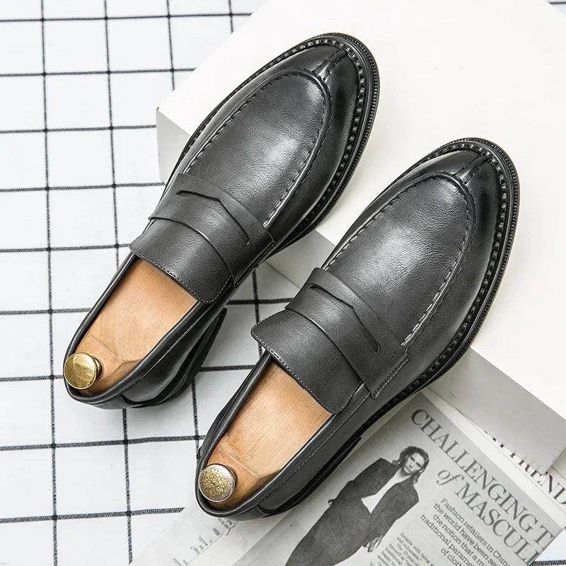 Men's Formal Leather Dress Shoes – Classic Business Footwear for Office & Events EU 40–48