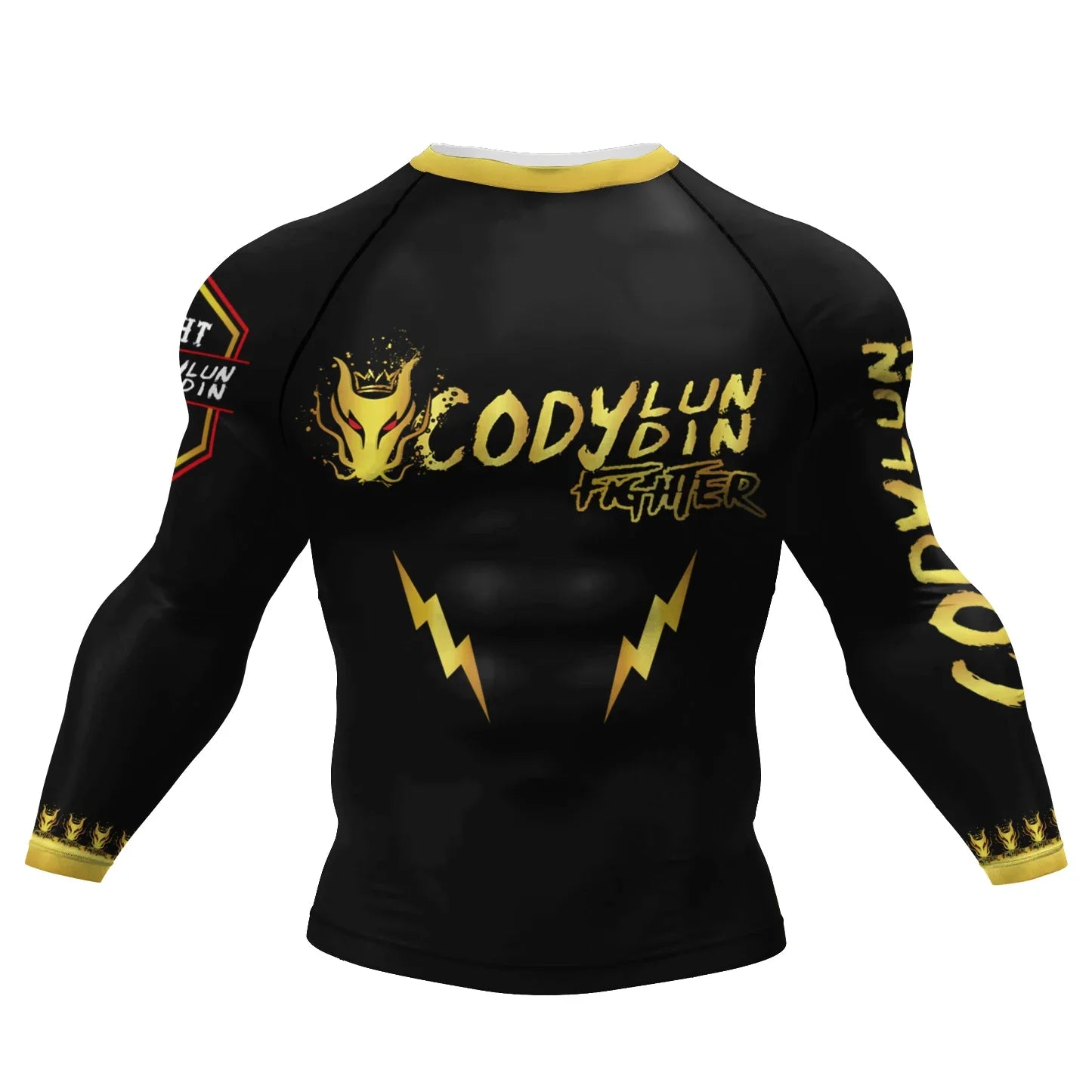 Polyester Sublimation High Elastic Bjj Rash Guard No Gi MMA  Jiu Jitsu Fighting Grappling Compression Shirt OEM Gym Fitness Tops
