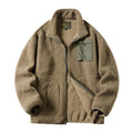 Men Thicken Fleece Padded Coat Berber Fleece Jackets For Men Vintage Stand Collar Polar Fleece Wintre Jacket Warm Tops 패딩