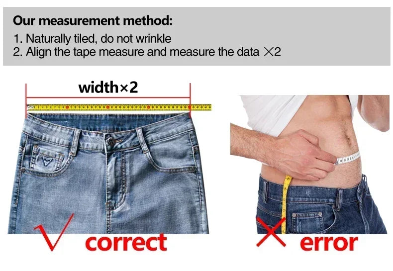 Fashion Light Blue Slim Straight Jeans Men's Spring autumn Elastic Comfortable Denim Pants Korean Casual Business Trousers