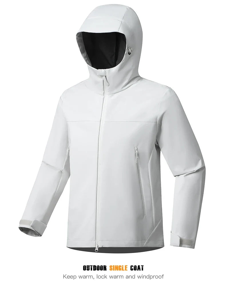 Men's Women's Waterproof Windbreaker Hiking Trekking Jackets Unisex Outdoor Sporty Rain Coat Windproof Climbing Clothes