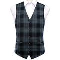 Jacquard Viscose Mens Vest Striped Waistcoat Sleeveless Jacket Wedding Business Silver Gold Blue Yellow Green Red Pink