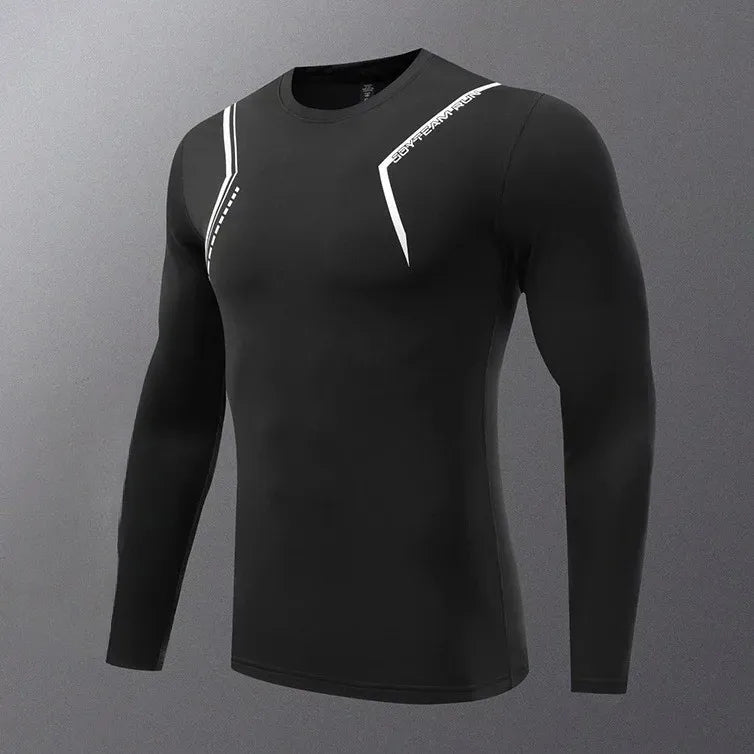 Fashion autumn t-shirts outdoor sports long sleeve running fitness breathable base shirt polka dot basketball shirt