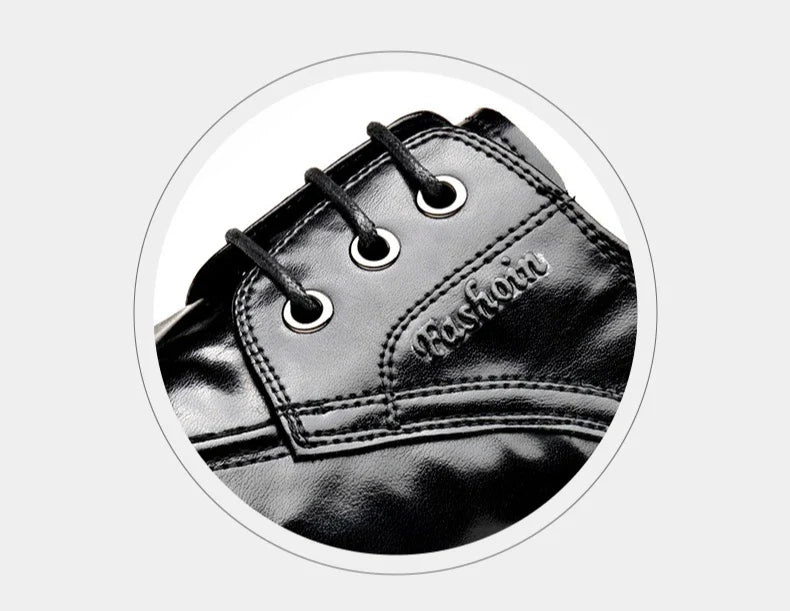 Summer Hallow Cow Leather Shoes for Men Fashion Casual Black New Designer Dress Shoes Male Lace Breathable Platform Shoes Man