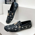 Fashion Skull Designer Shoes Man Leather Loafers Size 38-48 High Quality Luxury Brand Shoes For Men Social Shoe Male Moccasins