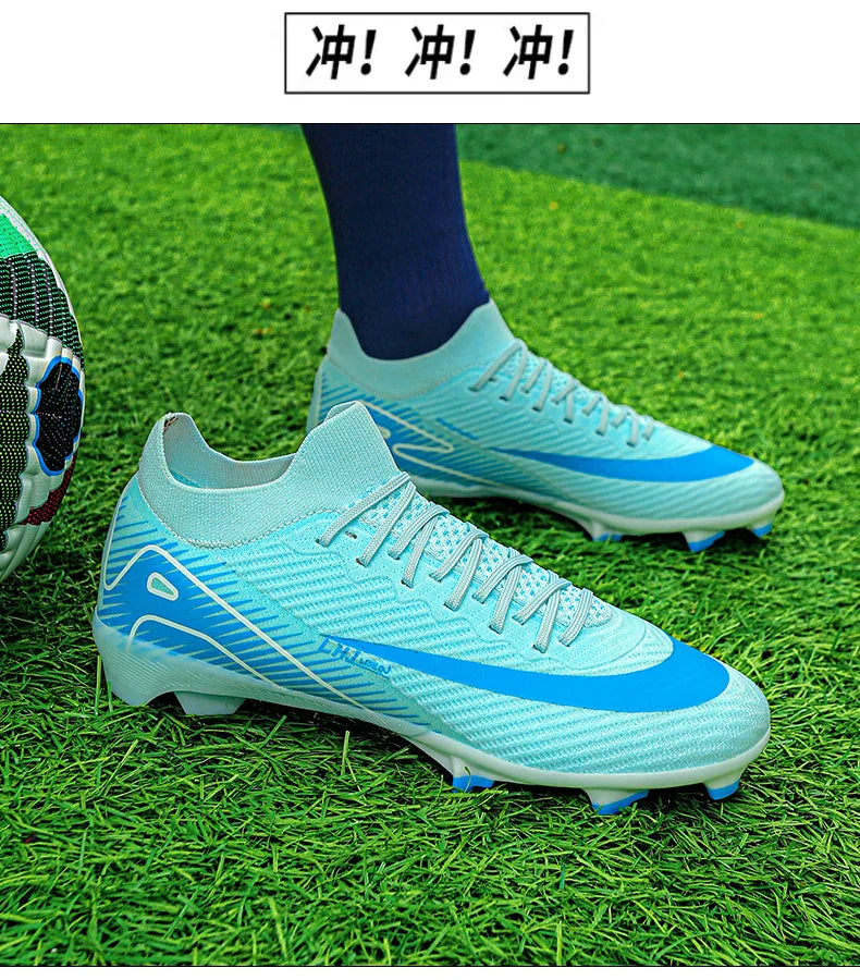 New Men's Football Boots Training FG Top Quality Sneakers Non-Slip Soccer Shoes Cleats Wholesale Drop Shipping Unisex Adult