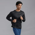 UPF50+ Men Thin Light Long Sleeve Sun Protection Shirt Stretch Quick Dry Moisture Wicking Athletic Tees for Hiking Climbing Outd