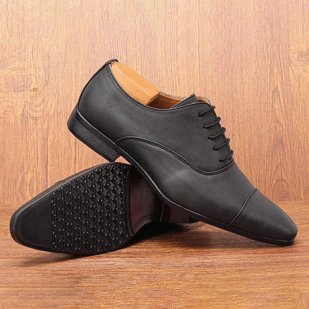 Comfortable dress shoes men, fashionable Oxford gentlemen's social men's shoe