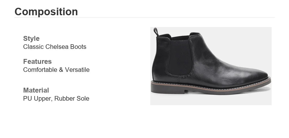 Ankle Boots Brand 2026 Casual Comfortable Retro Fashion Chelsea Boots