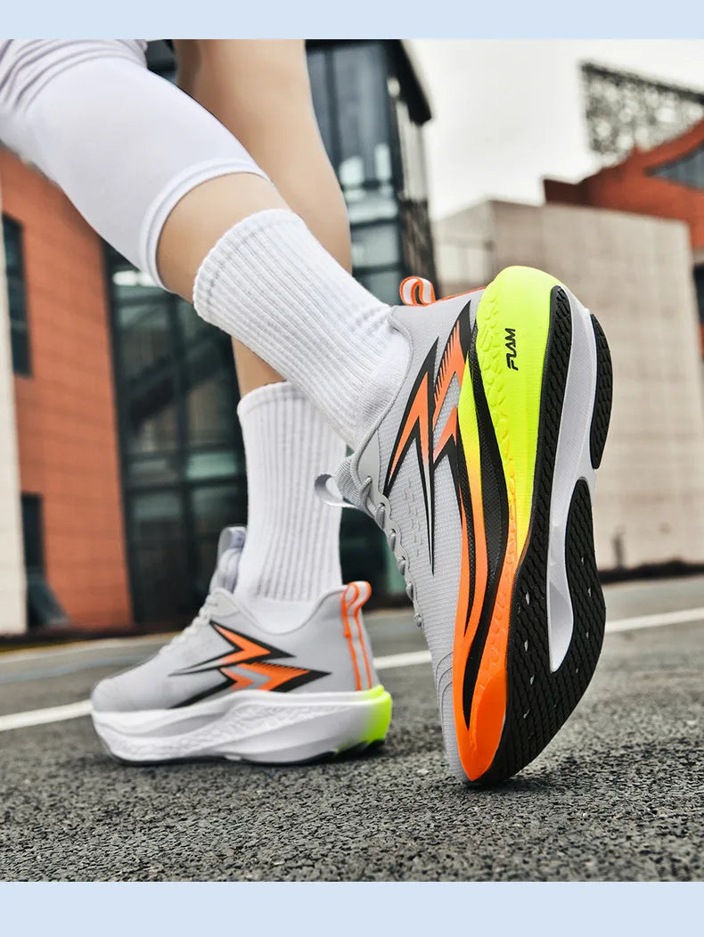 Marathon Men Running Shoes Speciality Sports Shoes Breathable Lightweight Carbon Board Women's Trend Athletic Sneakers Women