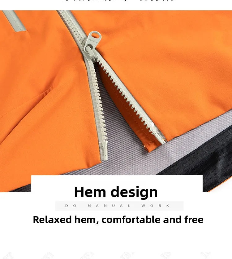 Spring Autumn Comfortable Waterproof Breathable Versatile Warm Jacket Couples Outdoor Cycling Sports Leisure Windproof Jacket