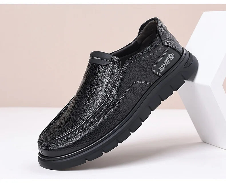 Spring Summer 2026 New Loafers for Men Soft Sole Fashion Business Casual Leather Shoes Male British Style Designer Shoe Man