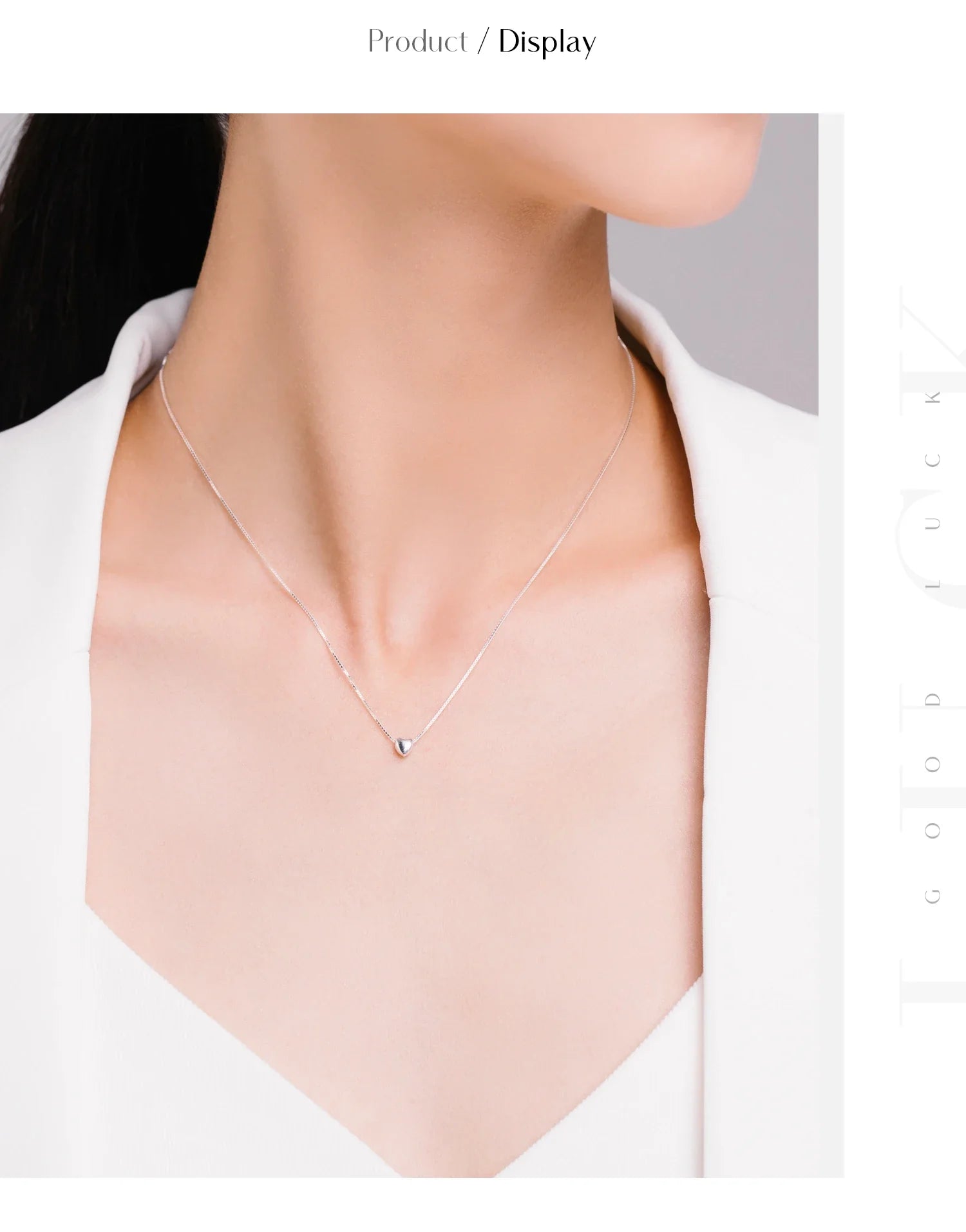 Silver Tiny Heart Exquisite Necklace Fashion 925 Sterling Silver Simple Love Pendant Necklaces For Women Fine Jewelry