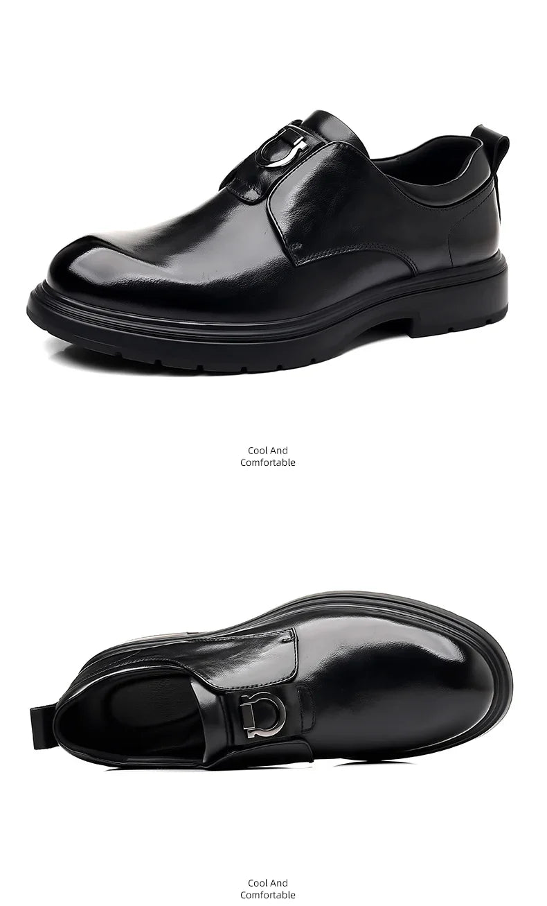Business Men Shoes Patent Leather Man Brogues Shoes Fo Man Dress Shoe Loafers Pointed Toe Male Moccasins Plus Size Shoes for Men