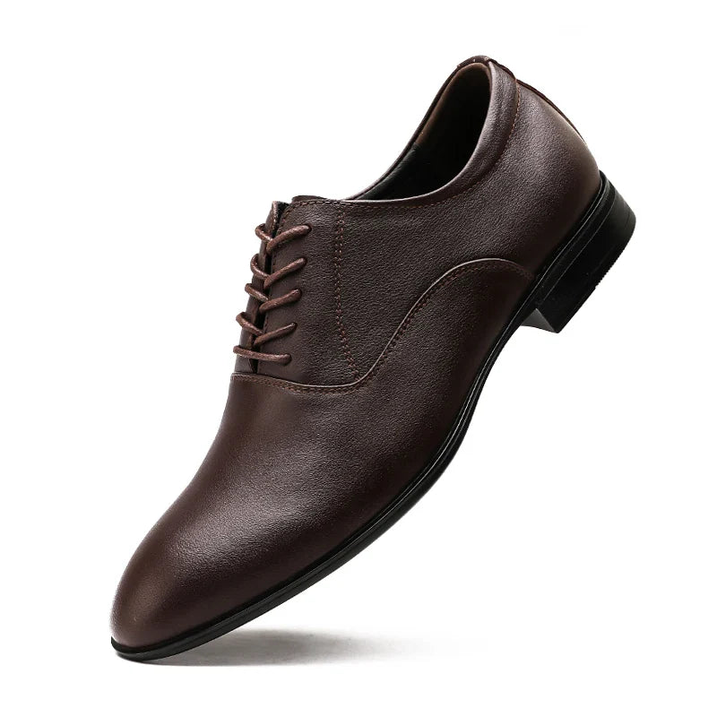 Luxury Oxford Genuine Leather Mens Shoes Brand Formal Shoes Top Quality Business Wedding Dress Italian Footwear Plus Size 49 50