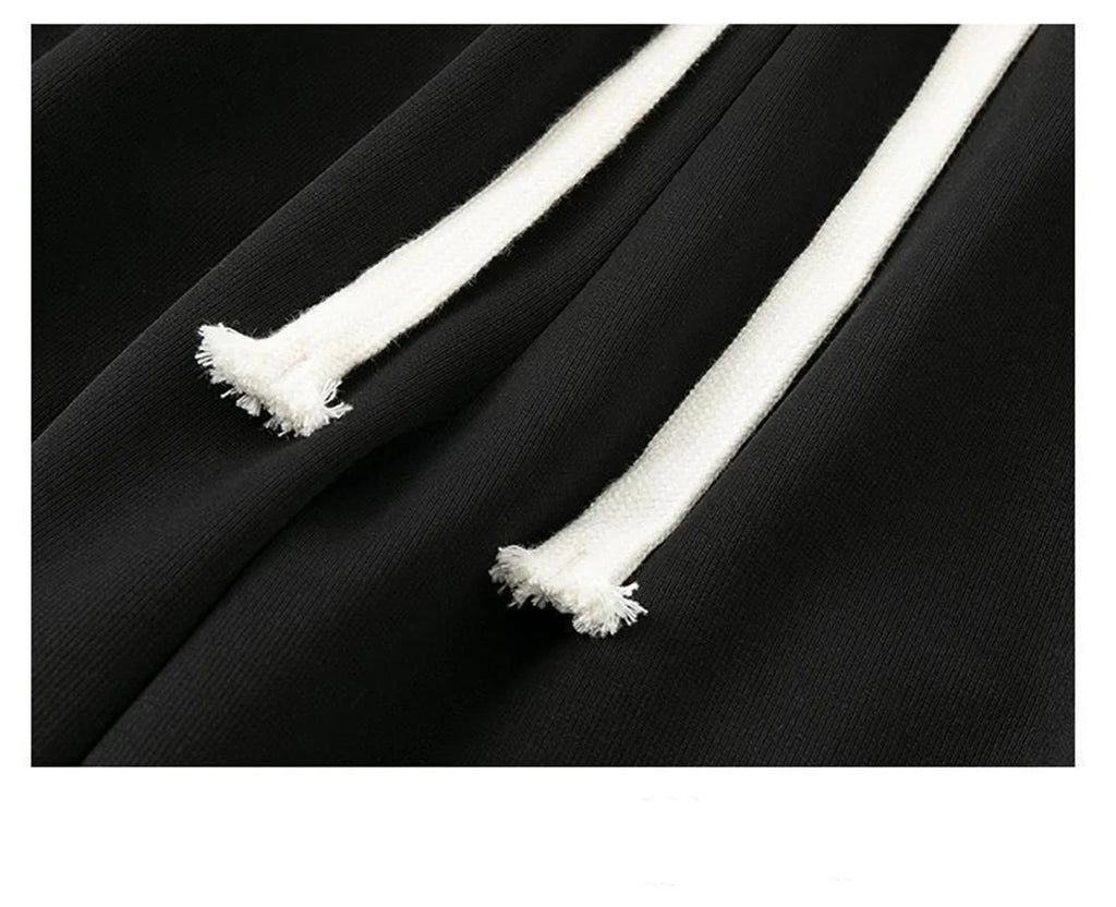 Black Straight Pants for Men's Wide Leg Pants