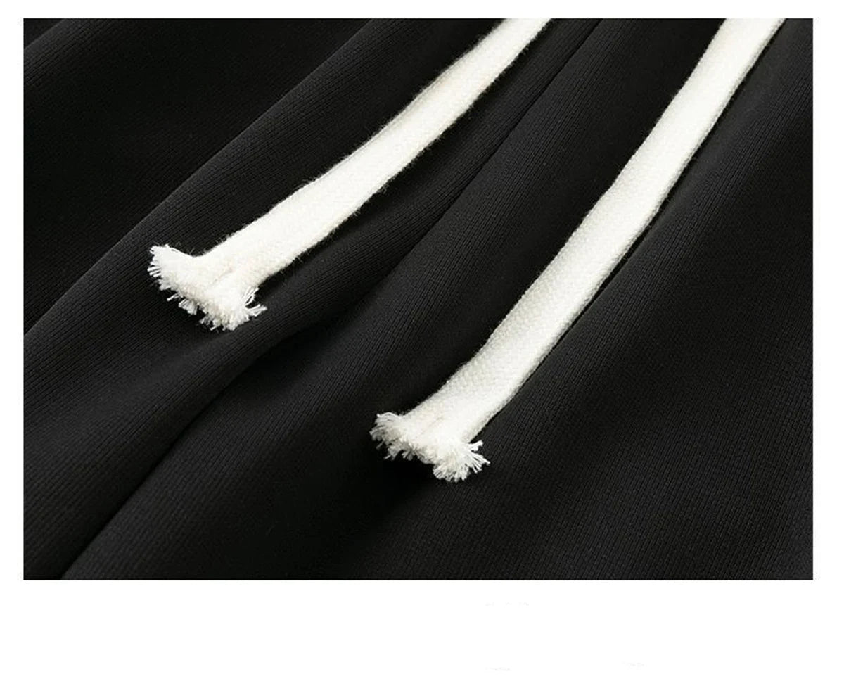Black Straight Pants for Men's Wide Leg Pants