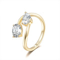 Full D Vvs1 6*8mm Moissanite Rings for Women Proposal Wedding Band 100% S925 Sterling Silver Jewelry Gifts High-quality